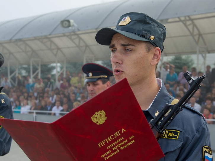 Курсанты Кубанского Университета МВД России приняли Присягу