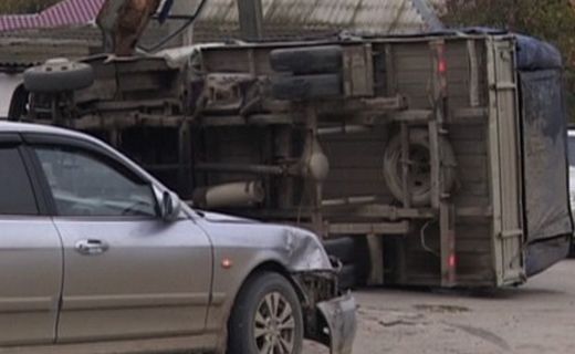 Старушка пострадала в результате аварии в Крымске