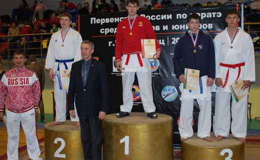Юниоры Кубани на чемпионате России по карате