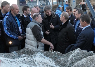 Владимир Путин в Сочи проверил олимпийские объекты горного кластера