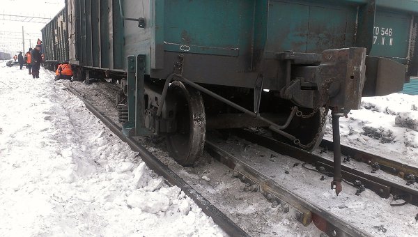 Вагон с углем сошел с рельсов в Тюменской области