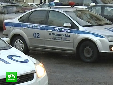 Столкновение полицейской машины с иномаркой. Есть пострадавшие