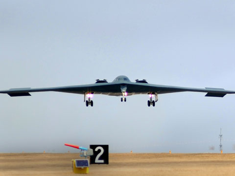 Американские «невидимки» В-2 сбросили учебные бомбы на Корею
