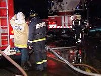 В тушении крупного пожара было задействовано 10 пожарных расчетов.