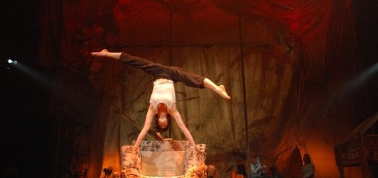 «7 пальцев» в акробатическом шоу.